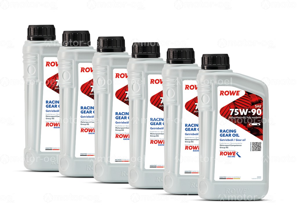 ROWE HIGHTEC RACING GEAR OIL SAE 75W-90, 6 Liter (6x1L), 25054