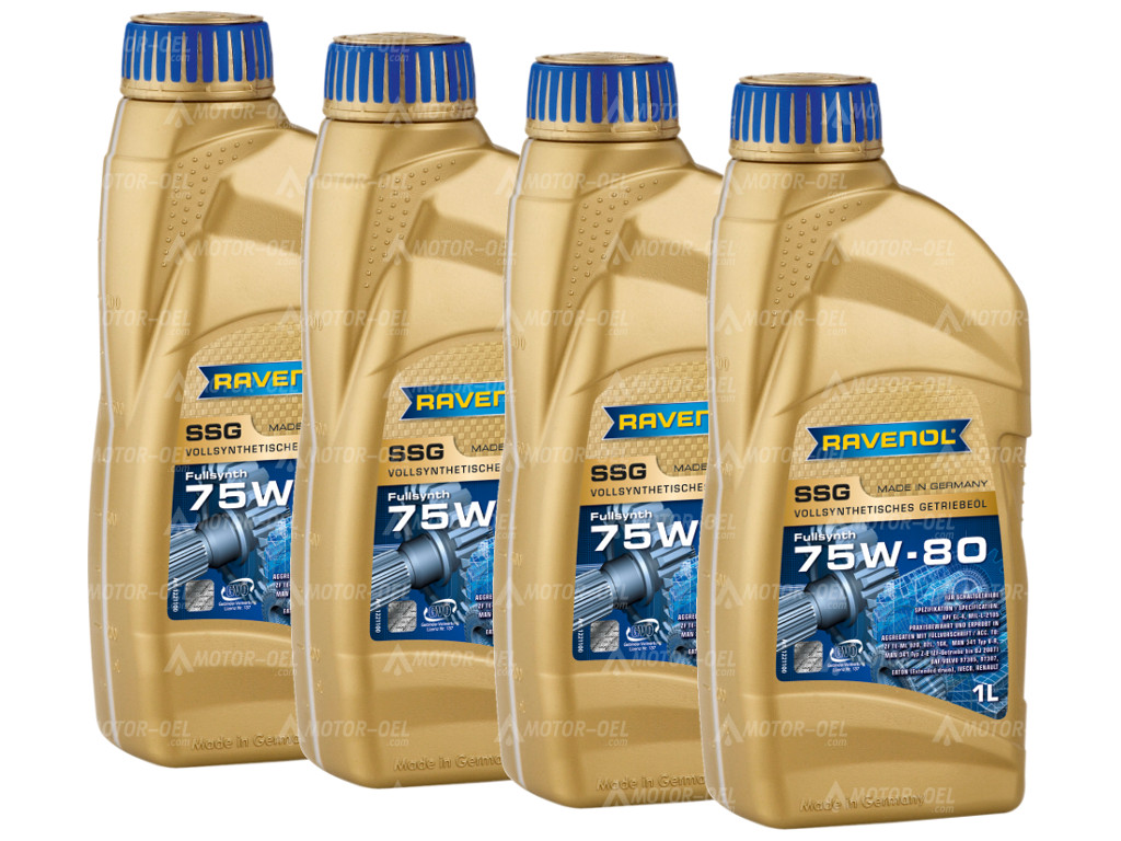RAVENOL SSG Spec Synt LKW Getriebeöl 75W-80 4 (4x1) Ltr.
