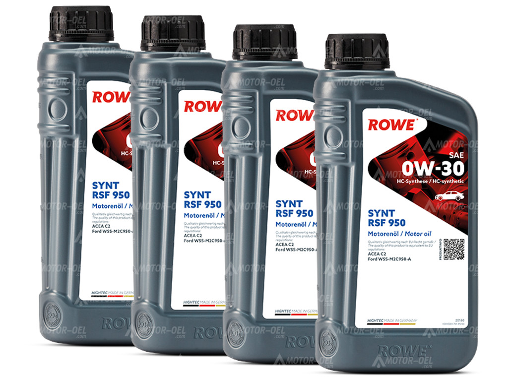 4 Liter (4x1L) ROWE HIGHTEC SYNT RSF 950 SAE 0W-30 20150
