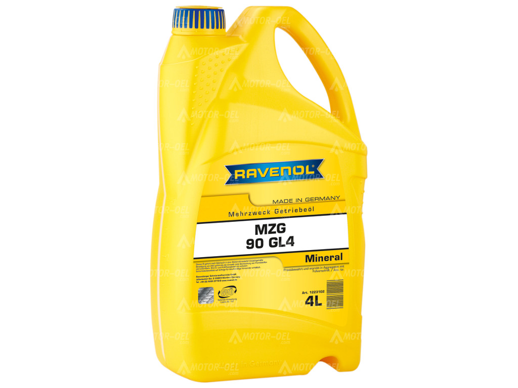 RAVENOL Mehrzweck-Getriebeöl  MZG SAE 90 GL-4, 4 Ltr.