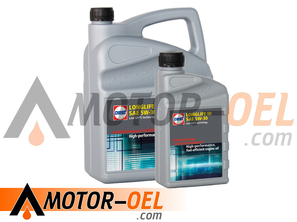 OEST LONGLIFE III SAE 5W-30, 6 Liter (5+1), 32339