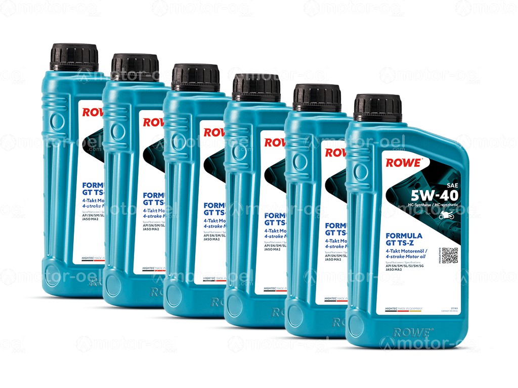 ROWE HIGHTEC FORMULA GT SAE 5W-40 TS-Z, 6 Liter (6x1L), 20143
