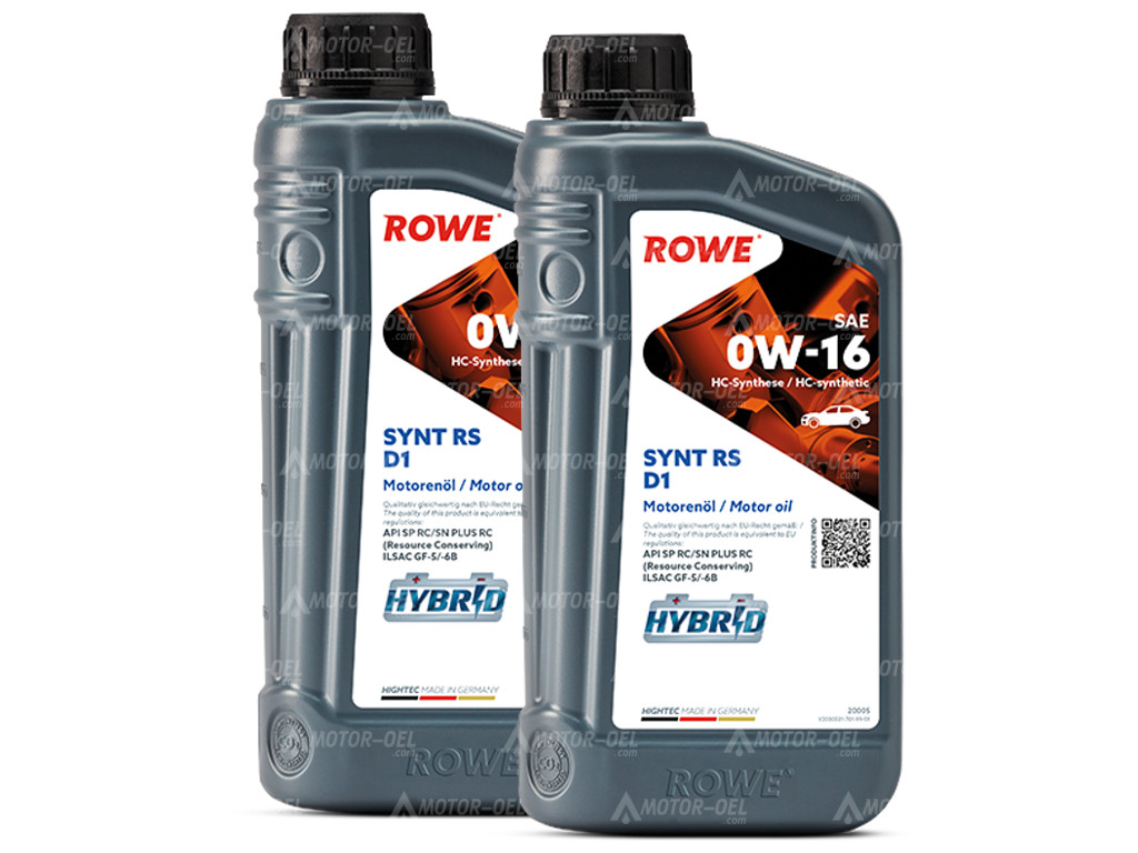 ROWE HIGHTEC SYNT RS D1 SAE 0W-16, 2 Liter (2x1L), 20005