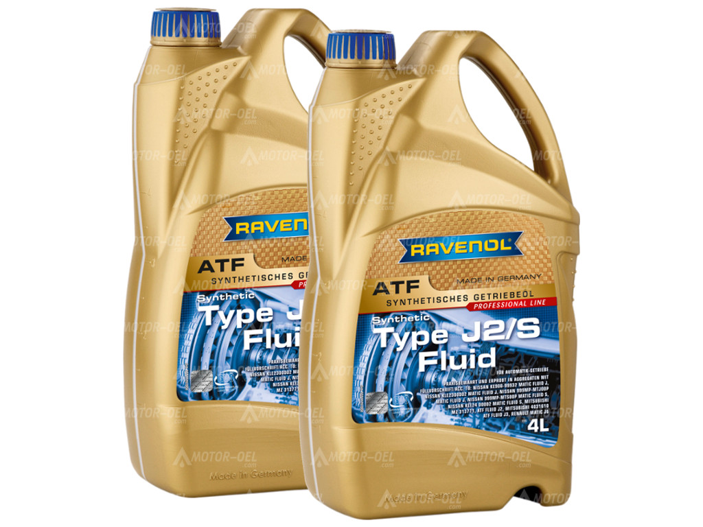 RAVENOL ATF Type J2/S Fluid 8 (2x4) Ltr.  RAVENOL ATF Type J2/S Fluid 8 (2x4) Ltr.