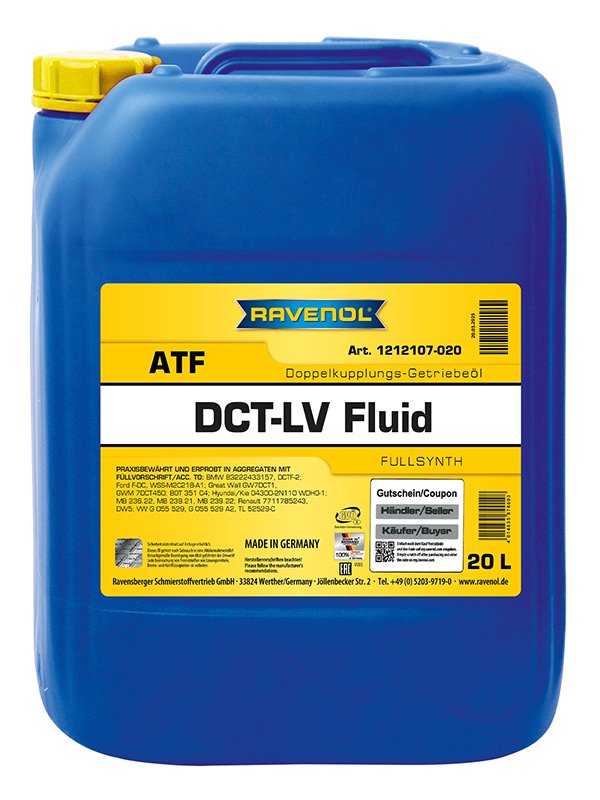 20 Liter RAVENOL DCT-LV Fluid 1212107