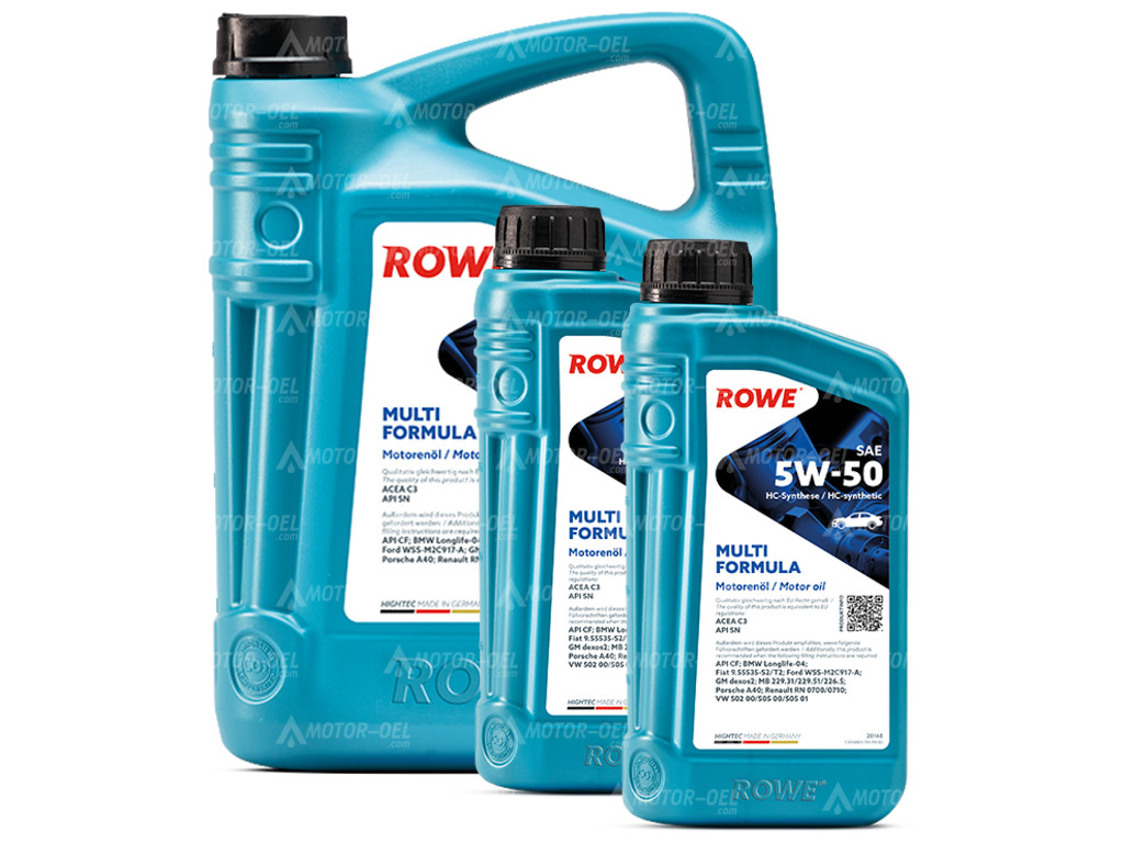 ROWE HIGHTEC MULTI FORMULA SAE 5W-50, 7 Liter (5L+2L), 20148