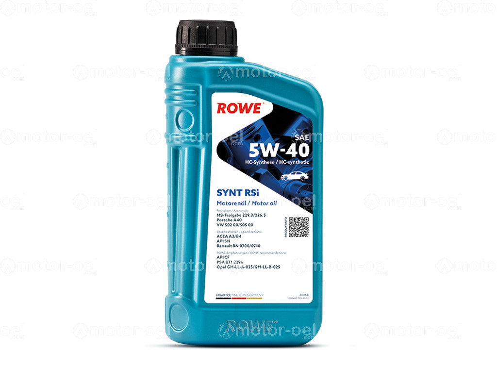 9 Liter (5L+4L) ROWE HIGHTEC SYNT RSi SAE 5W-40 20068