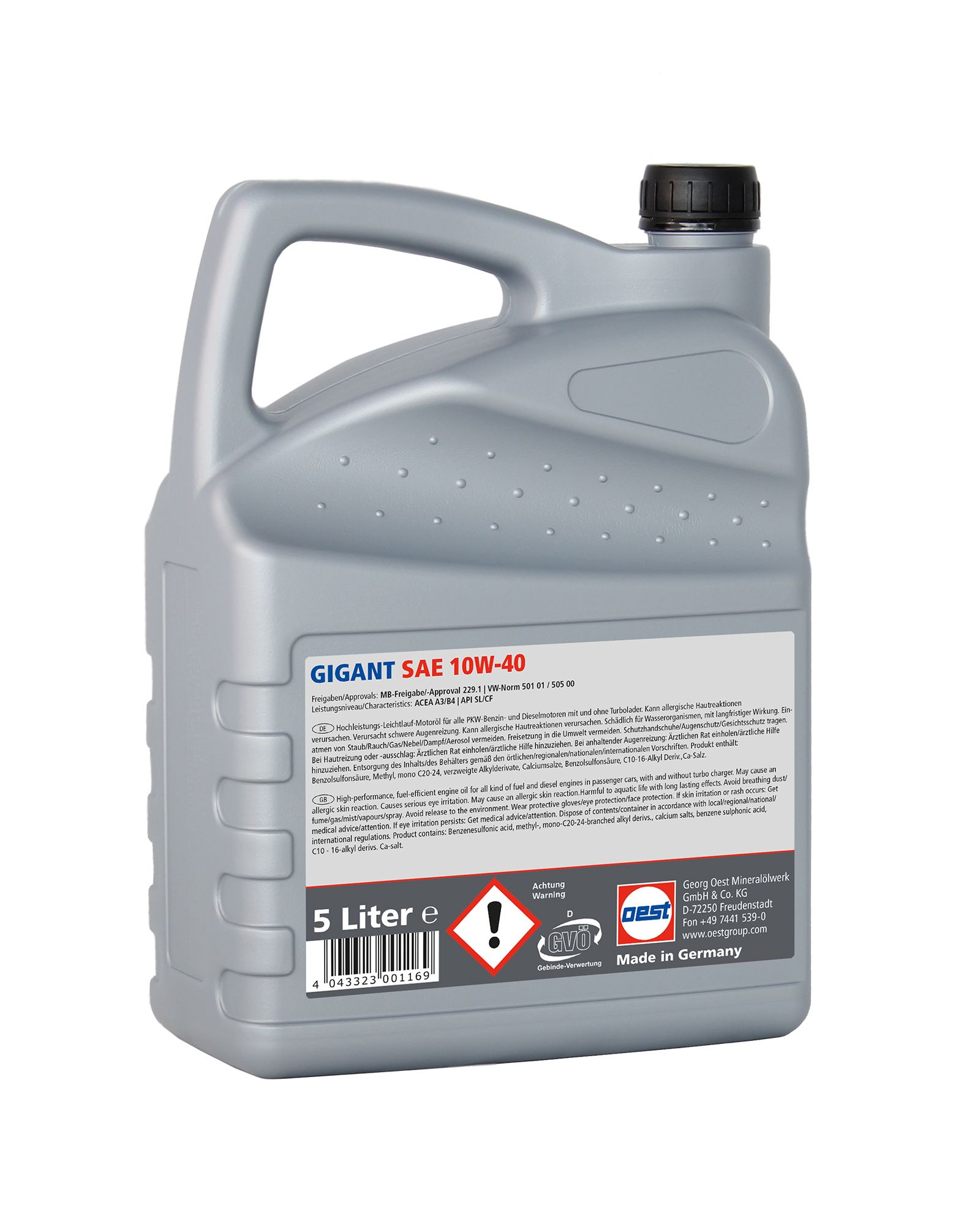 OEST GIGANT SAE 10W-40, 5 Liter, 32007