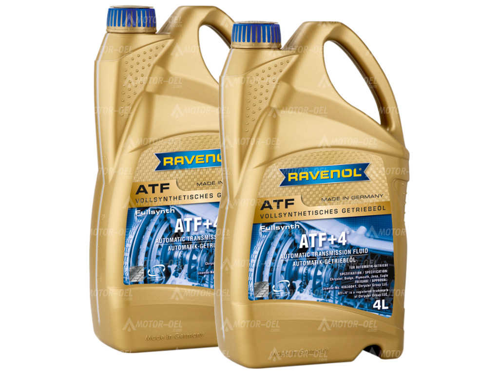 RAVENOL ATF+4® Fluid 8 (2x4) Ltr. RAVENOL ATF+4® Fluid 8 (2x4) Ltr.