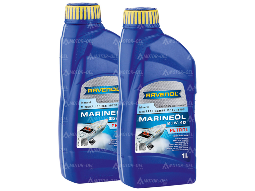 RAVENOL MARINEOIL Petrol 25W-40 2 (2x1) Ltr. 