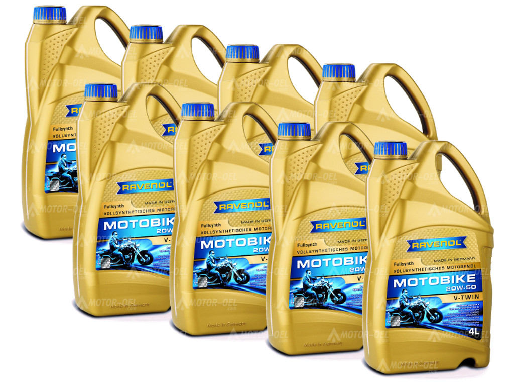 RAVENOL Motobike V-Twin SAE 20W-50 Fullsynth 32 (8x4) Ltr.