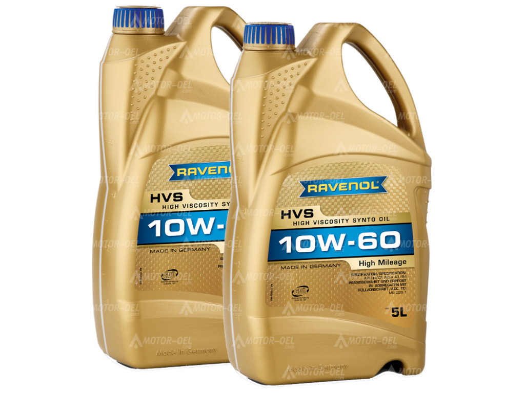 RAVENOL HVS High Viscosity Synto Oil SAE 10W-60 10 (2x5) Ltr.