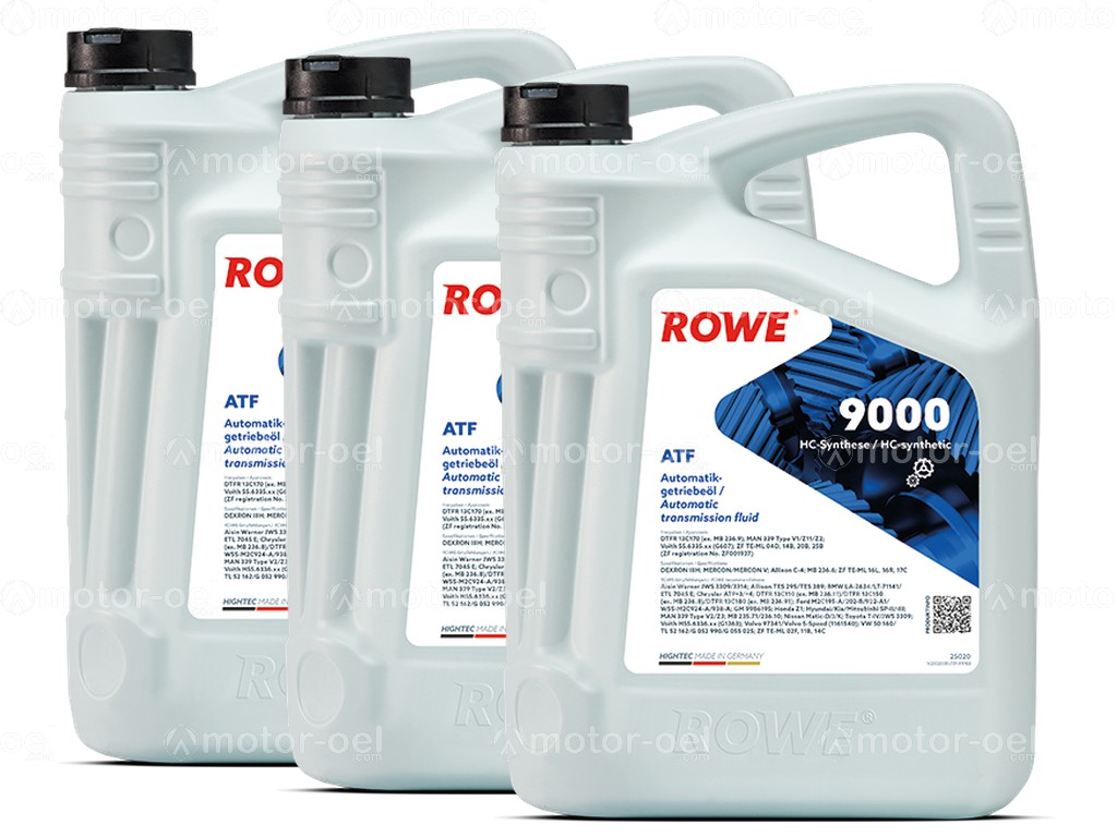 ROWE HIGHTEC ATF 9000, 15 Liter (3x5L), 25020