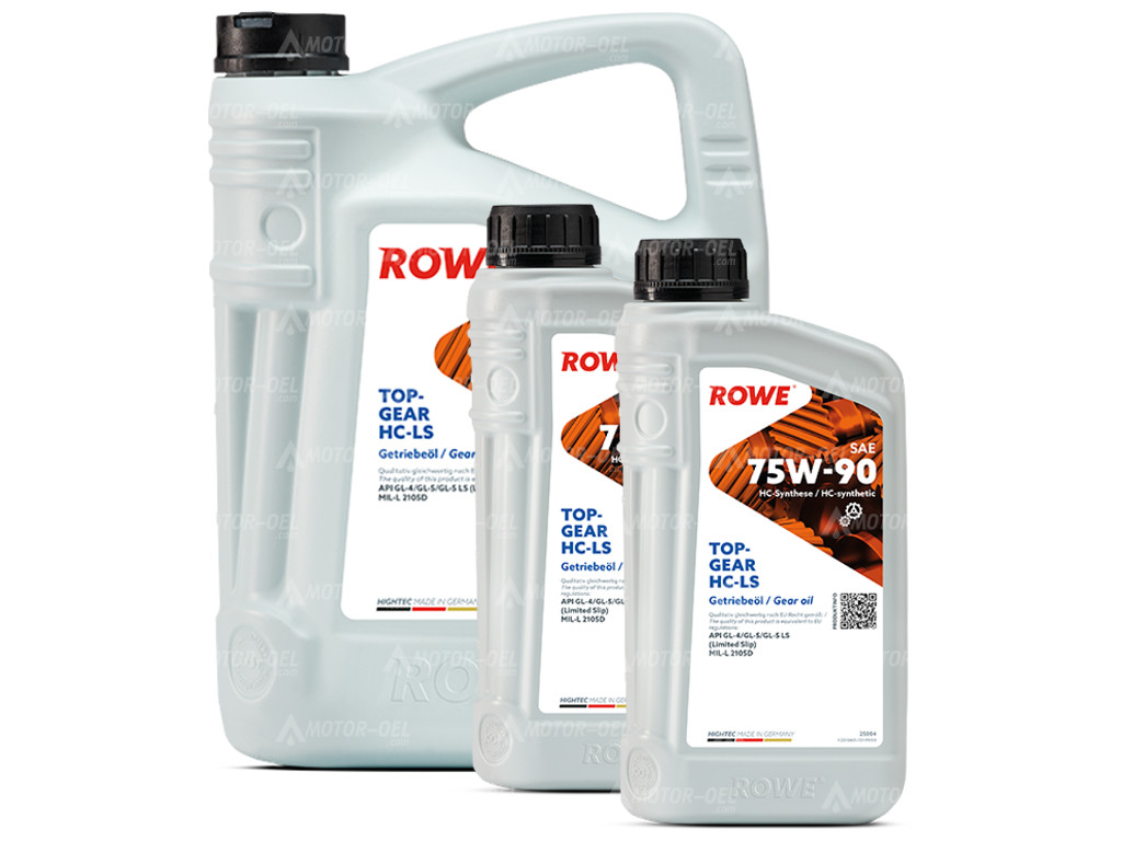 ROWE HIGHTEC TOPGEAR SAE 75W-90 HC-LS, 7 Liter (5L+2L), 25004 ROWE HIGHTEC TOPGEAR SAE 75W-90 HC-LS, 7 Liter (5L+2L), 25004