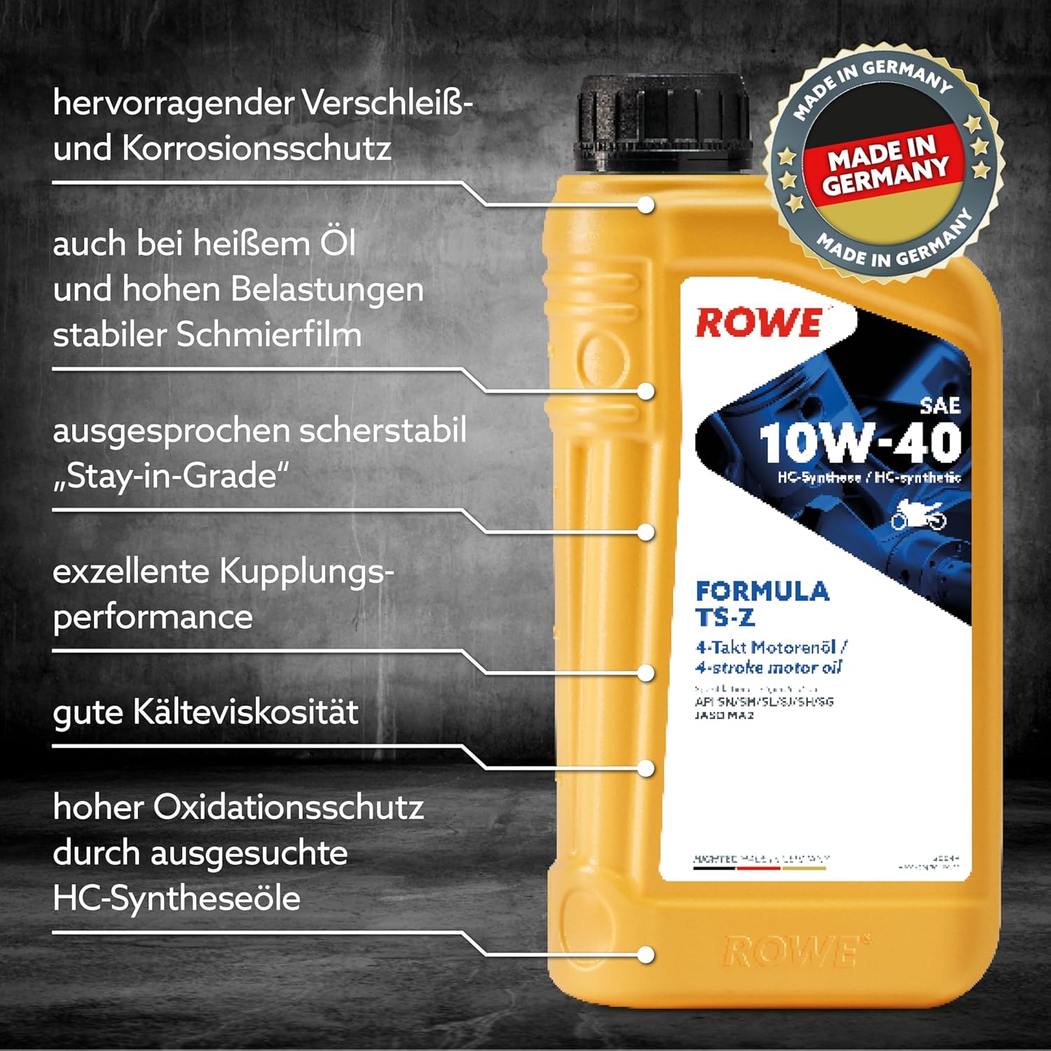 3 Liter (3x1L) ROWE HIGHTEC FORMULA SAE 10W-40 TS-Z, 20049