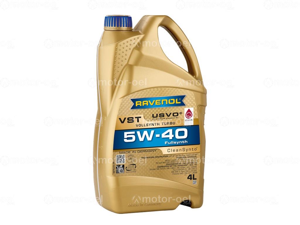 8 Liter (4L+4L) RAVENOL VollSynth Turbo VST SAE 5W-40, 1111136