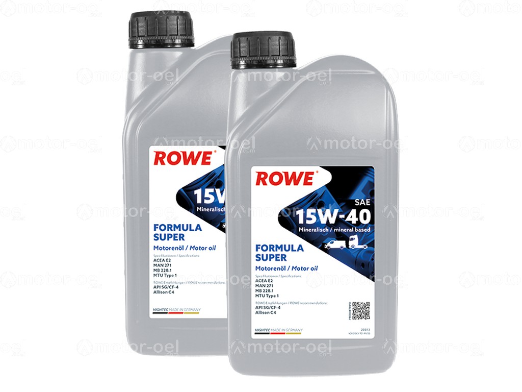 ROWE HIGHTEC FORMULA SUPER SAE 15W-40, 2 Liter (2x1L), 20013