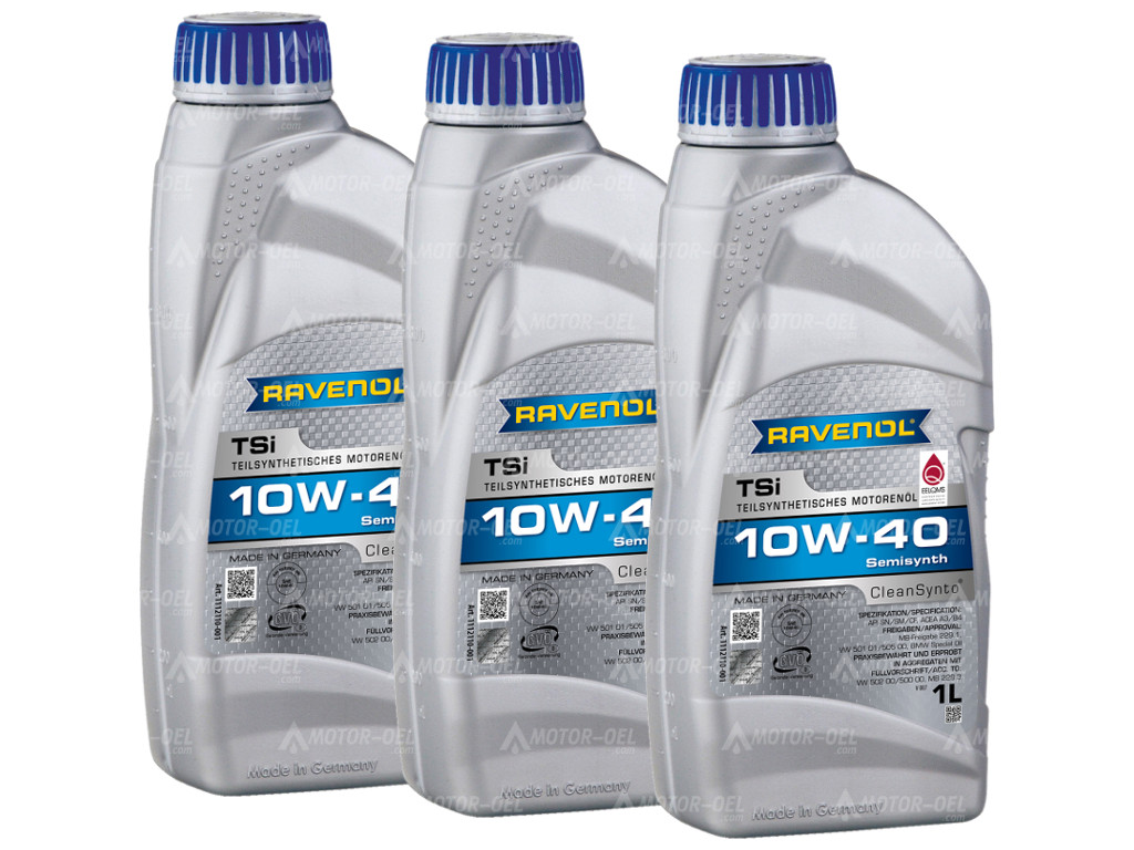 RAVENOL TSi SAE 10W-40 3 (3x1) Ltr. 