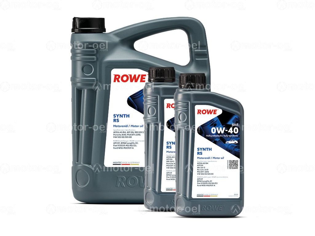 ROWE HIGHTEC SYNTH RS SAE 0W-40, 7 Liter (5L+2L), 20020