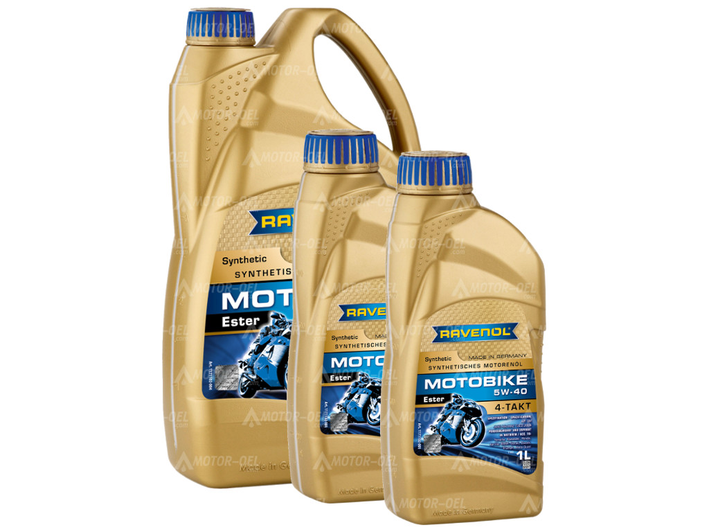 RAVENOL Motobike 4-T Ester SAE 5W-40 6 (4+2) Ltr.