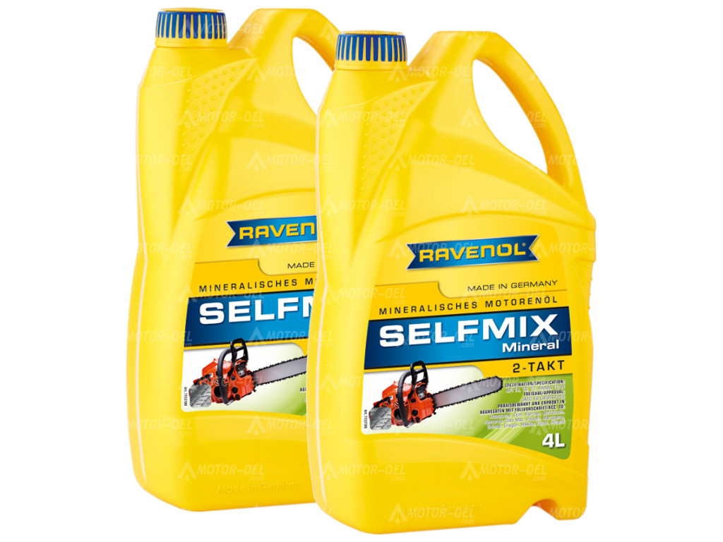 RAVENOL Selfmix 2T  8 (2x4) Ltr. RAVENOL Selfmix 2T  8 (2x4) Ltr.