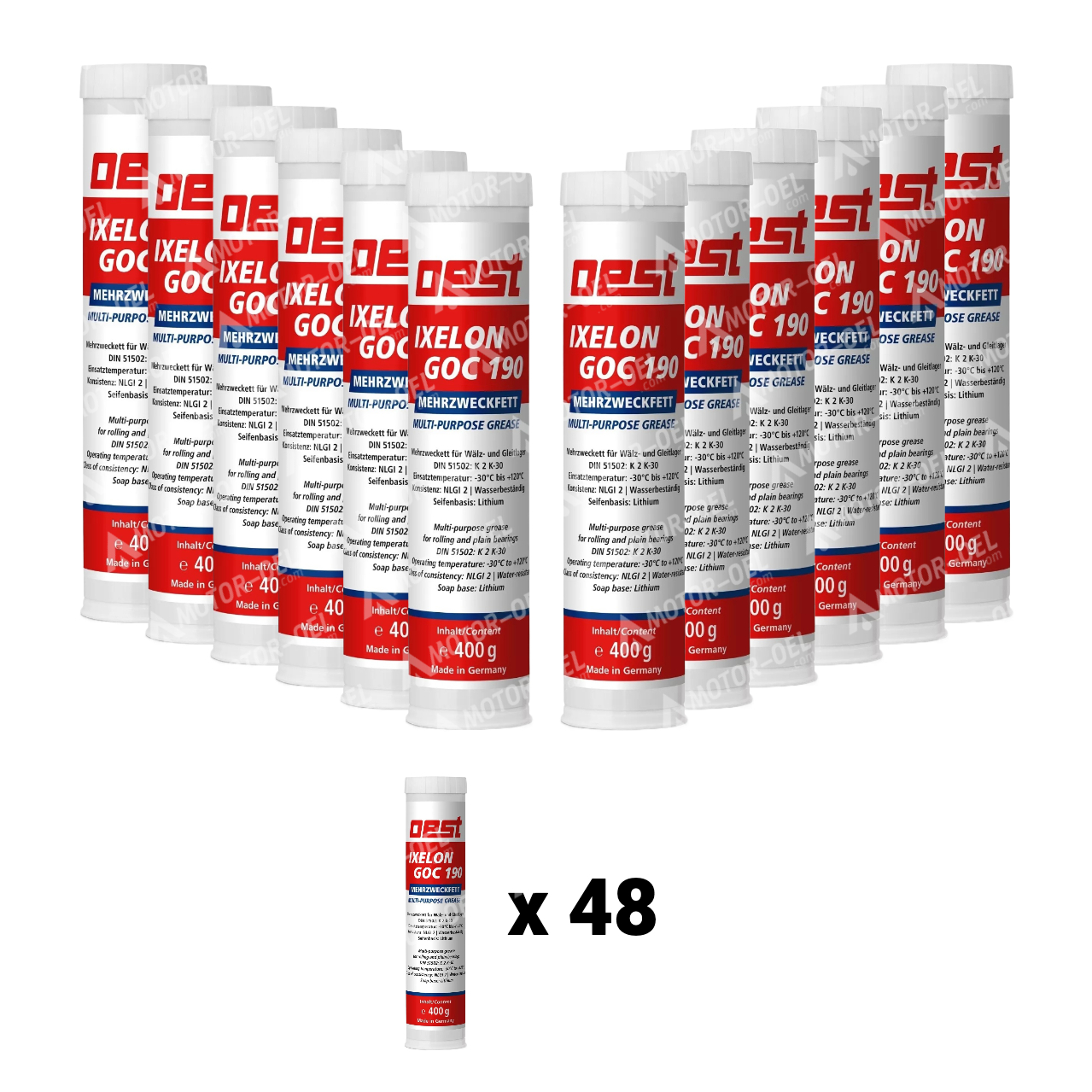 OEST Ixelon GOC 190, 19,2 kg. (48 x 400g), 42903 OEST Ixelon GOC 190, 19,2 kg. (48 x 400g), 42903
