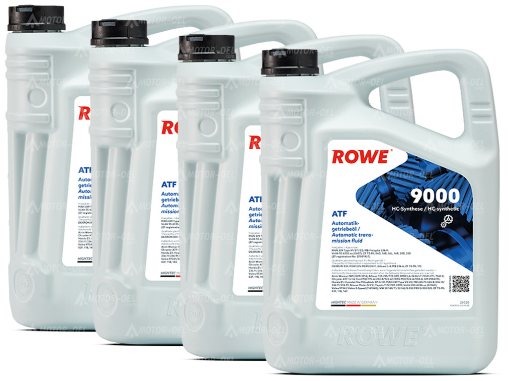 ROWE HIGHTEC ATF 9000, 20 Liter (4x5L), 25020 ROWE HIGHTEC ATF 9000, 20 Liter (4x5L), 25020