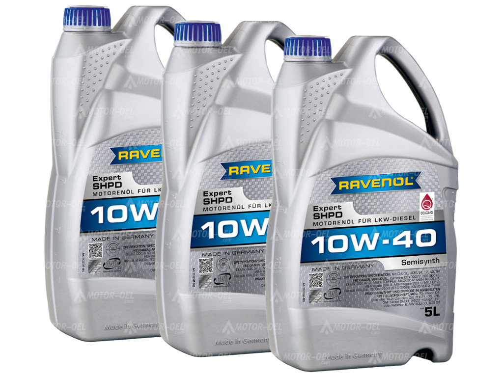 RAVENOL Expert SHPD SAE 10W-40 15 (3x5) Ltr.,