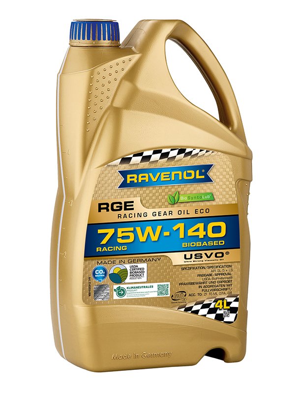 RAVENOL Racing Gear Oil Eco SAE 75W-140 4 Liter, 1145010