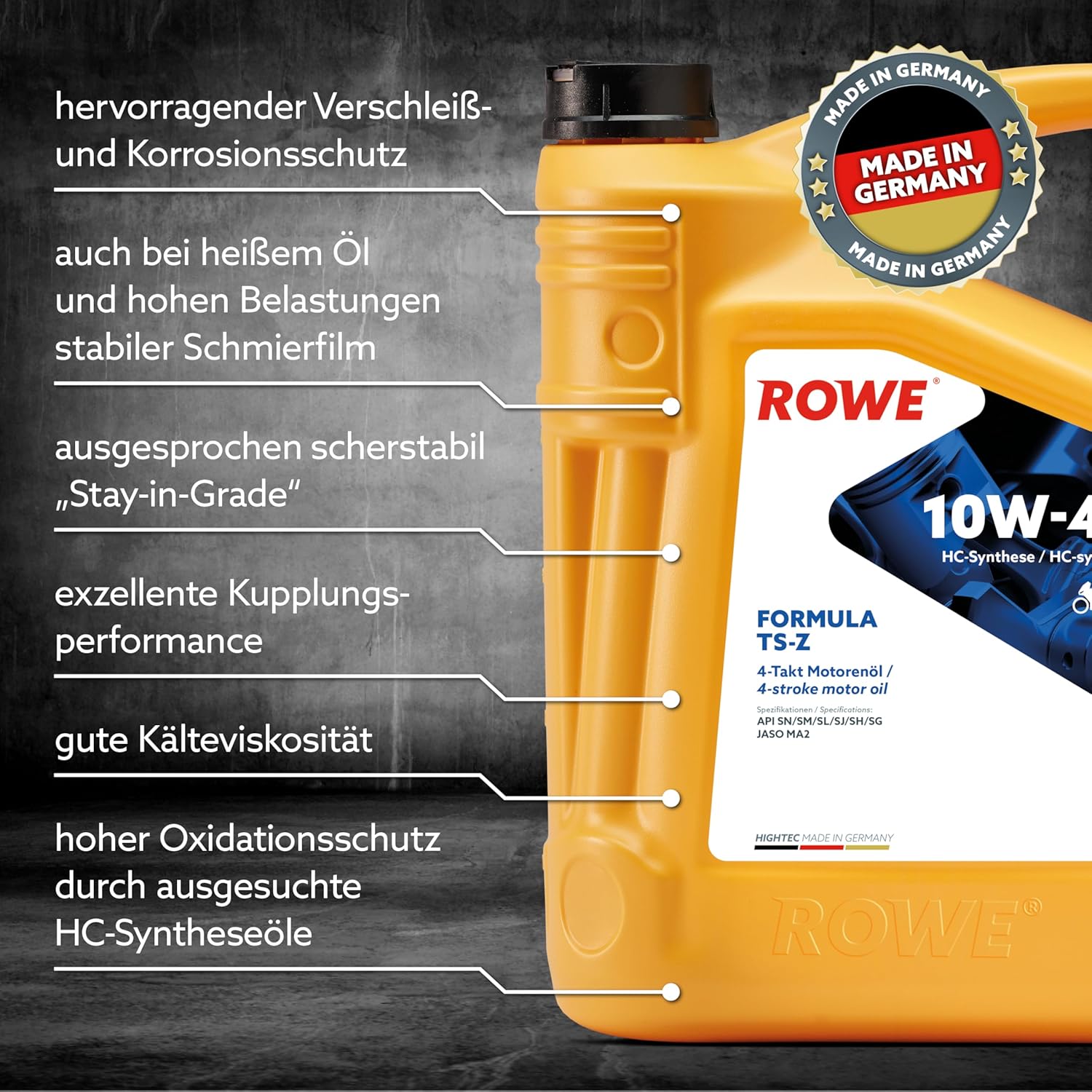 8 Liter (5L+3L) ROWE HIGHTEC FORMULA SAE 10W-40 TS-Z, 20049