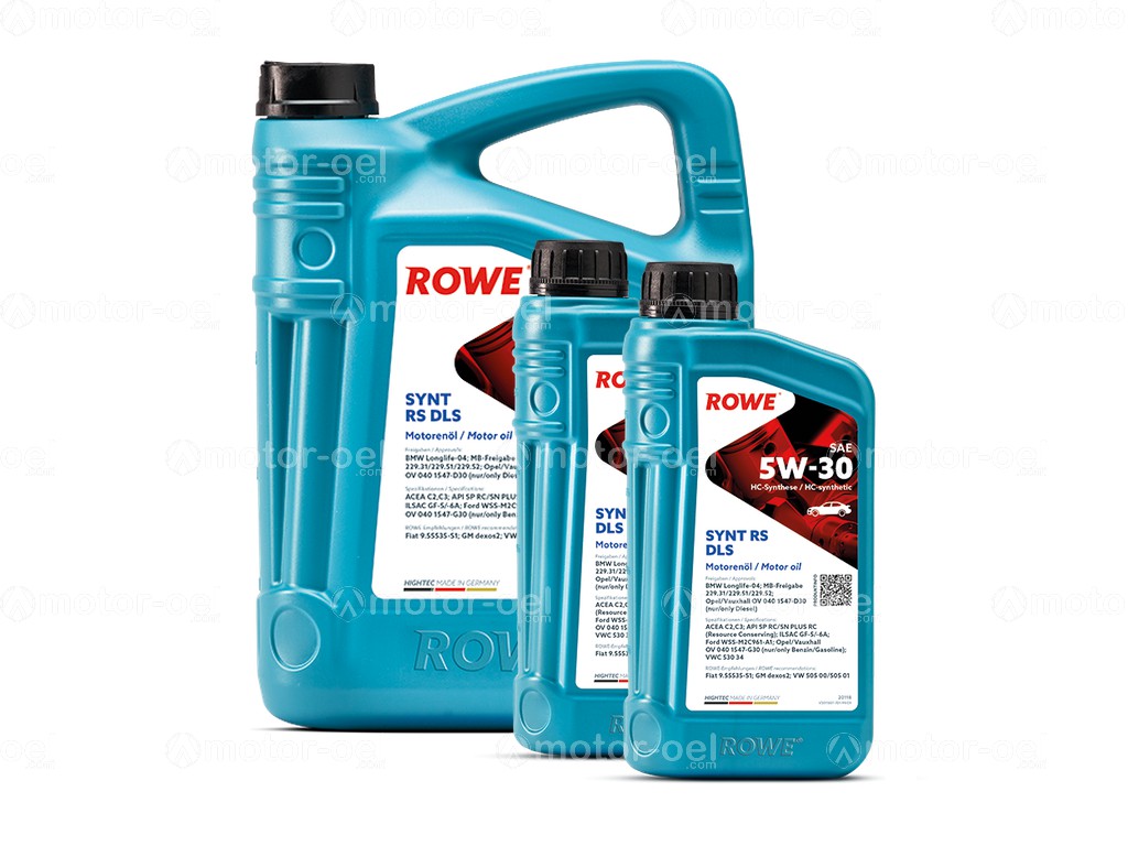 7 Liter (5L+2L) ROWE HIGHTEC SYNT RS DLS SAE 5W-30, 20118