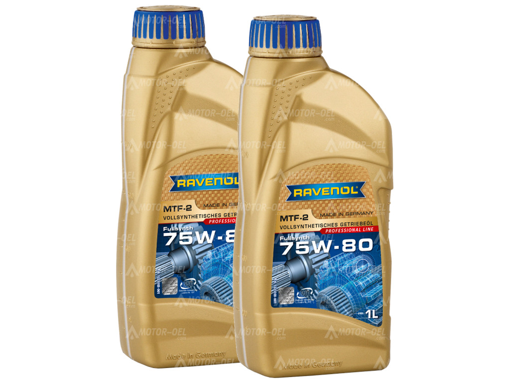 2 Liter (2x1L) RAVENOL MTF-2 SAE 75W-80, 1221103