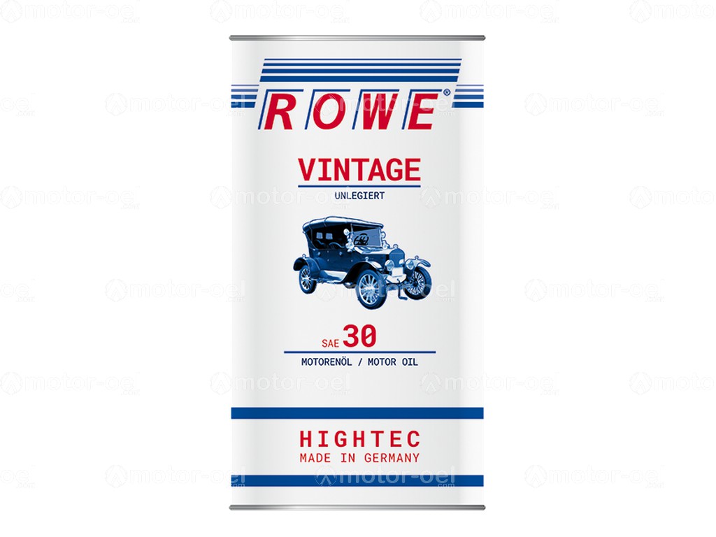 ROWE HIGHTEC VINTAGE SAE 30 UNLEGIERT, 5 Liter, 20038