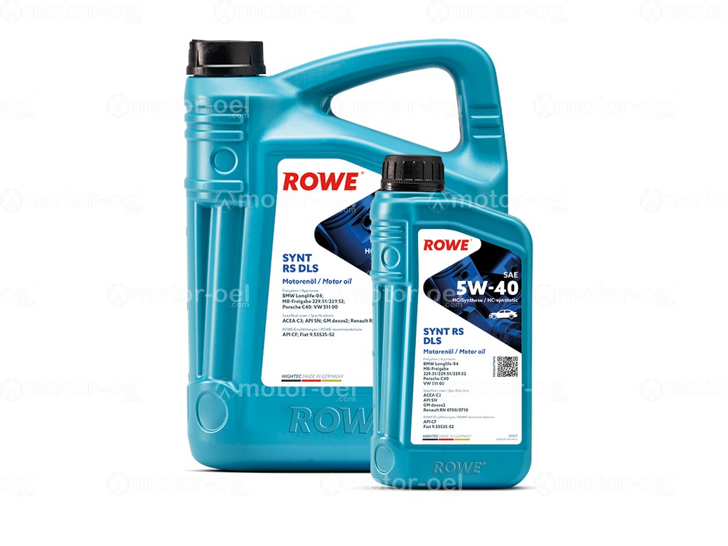 6 Liter (5L+1L) ROWE HIGHTEC SYNT RS DLS SAE 5W-40, 20307