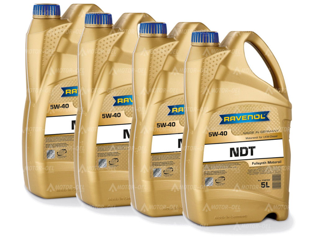 RAVENOL NDT Nord Duty Truck SAE 5W-40, 20 Liter (4x5L), 1122103