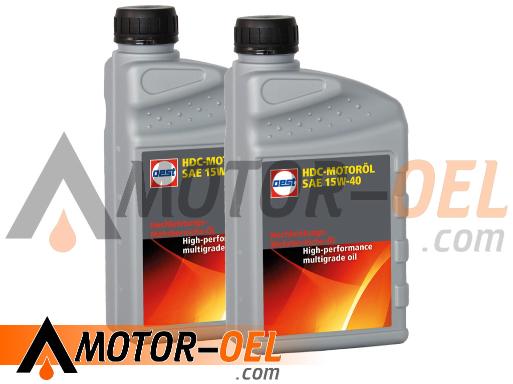 OEST HDC-MOTORÖL SAE 15W-40 2x1 Liter, 32074
