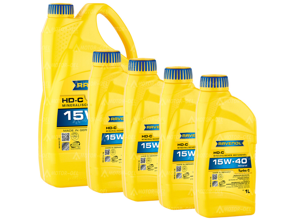 RAVENOL Turbo-C HD-C SAE 15W-40 9 (5+4) Ltr.