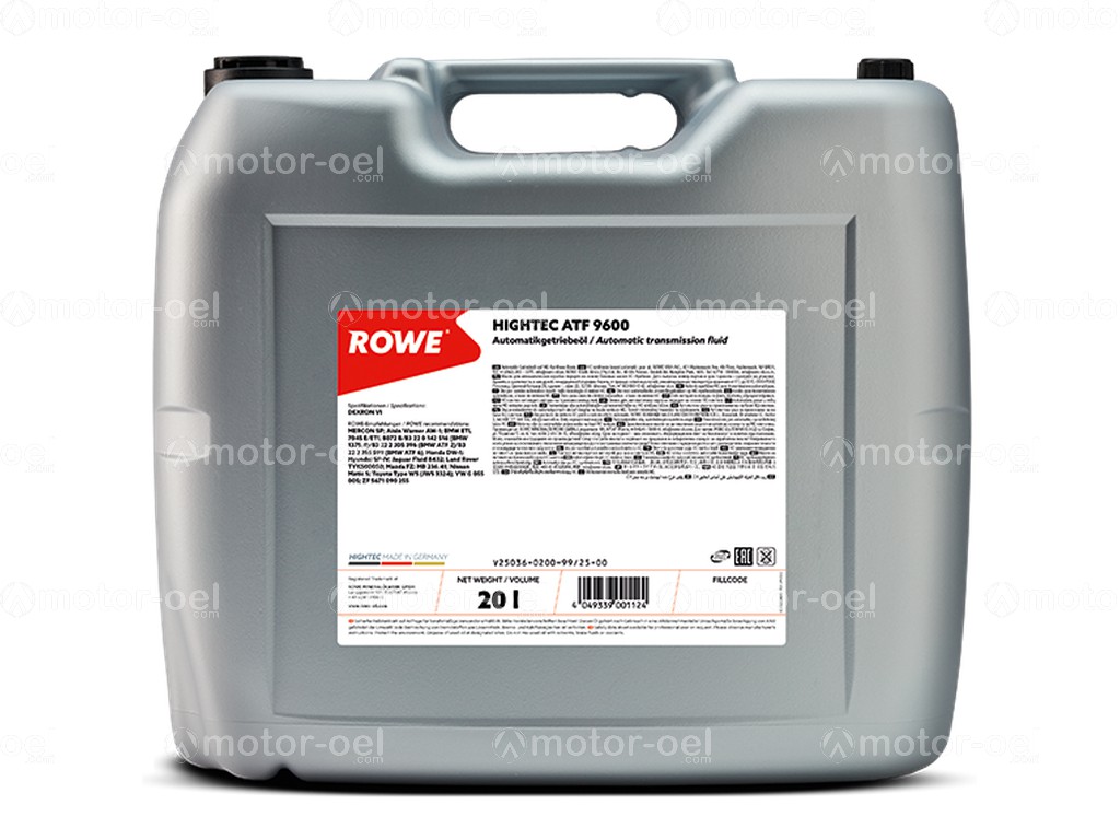 ROWE HIGHTEC ATF 9600, 20 Liter, 25036