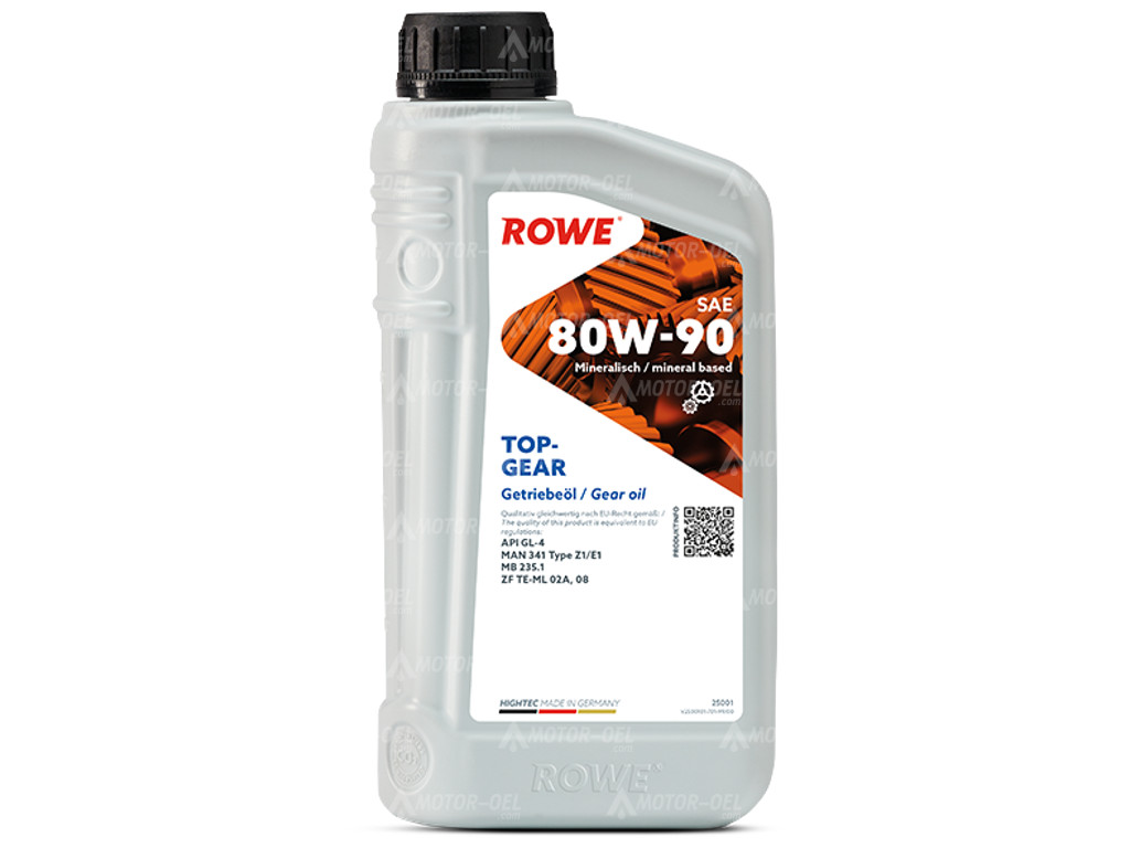 ROWE HIGHTEC TOPGEAR SAE 80W-90, 1 Liter, 25001