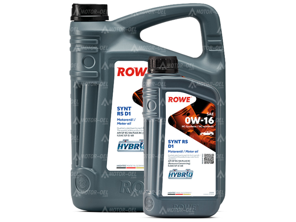 ROWE HIGHTEC SYNT RS D1 SAE 0W-16, 6 Liter (5L+1L), 20005