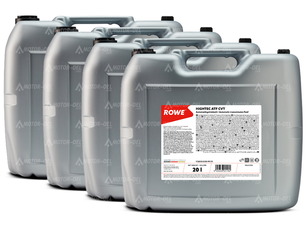 ROWE HIGHTEC ATF CVT, 80 Liter (4x20L), 25055 ROWE HIGHTEC ATF CVT, 80 Liter (4x20L), 25055