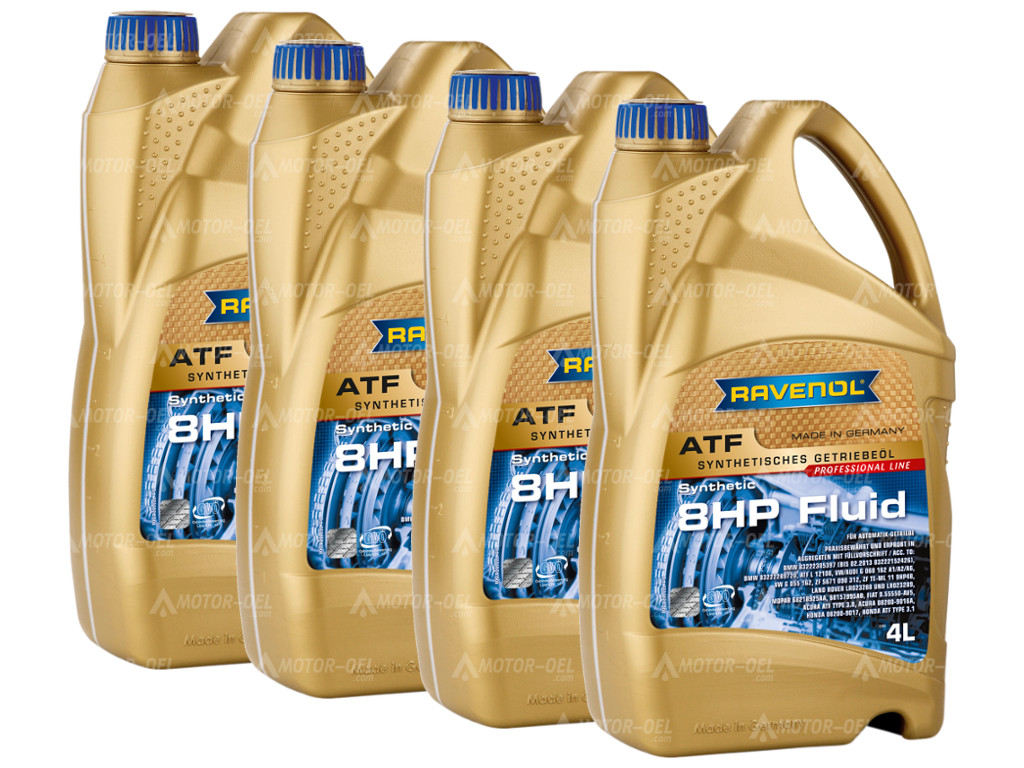 RAVENOL ATF 8HP Fluid 16 (4x4) Ltr.  RAVENOL ATF 8HP Fluid 16 (4x4) Ltr.