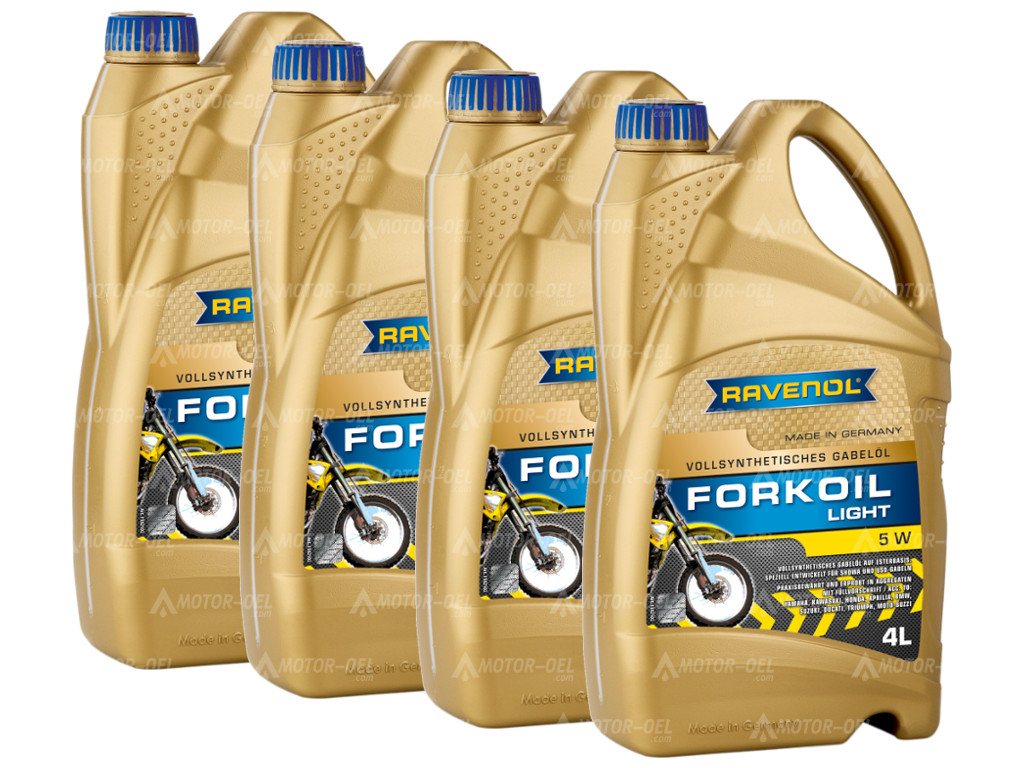 RAVENOL  Fork Oil  Light 5W 16 (4x4) Ltr.