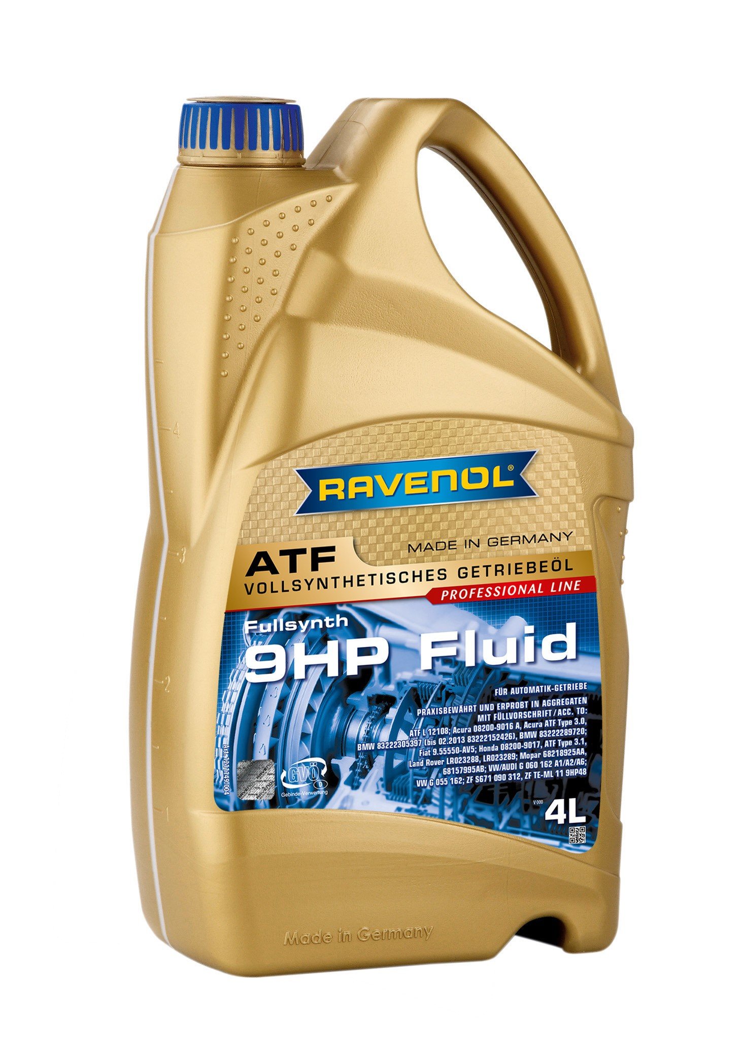 RAVENOL ATF 9HP Fluid 4 Liter, 1211149