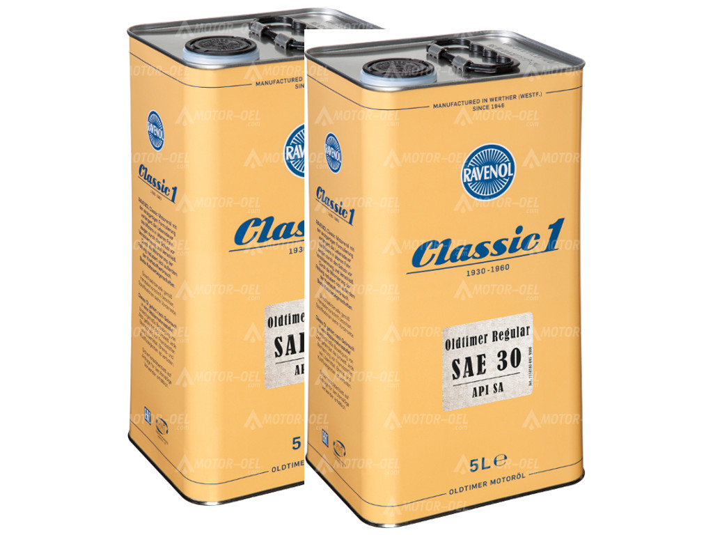 RAVENOL Oldtimer Regular SAE 30 API SA, 10 Ltr.