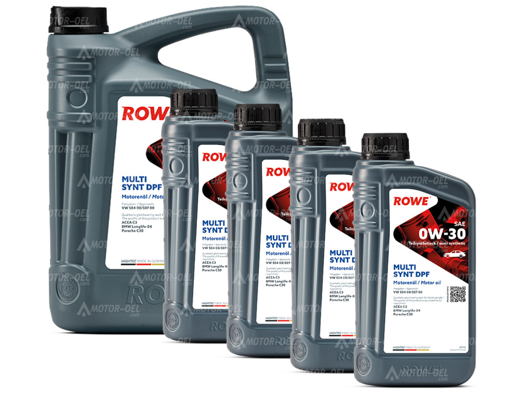 ROWE HIGHTEC MULTI SYNT DPF SAE 0W-30, 9 Liter (5L+4L), 20112