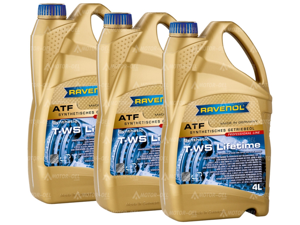 RAVENOL ATF T-WS Lifetime 12 (3x4) Ltr. RAVENOL ATF T-WS Lifetime 12 (3x4) Ltr.