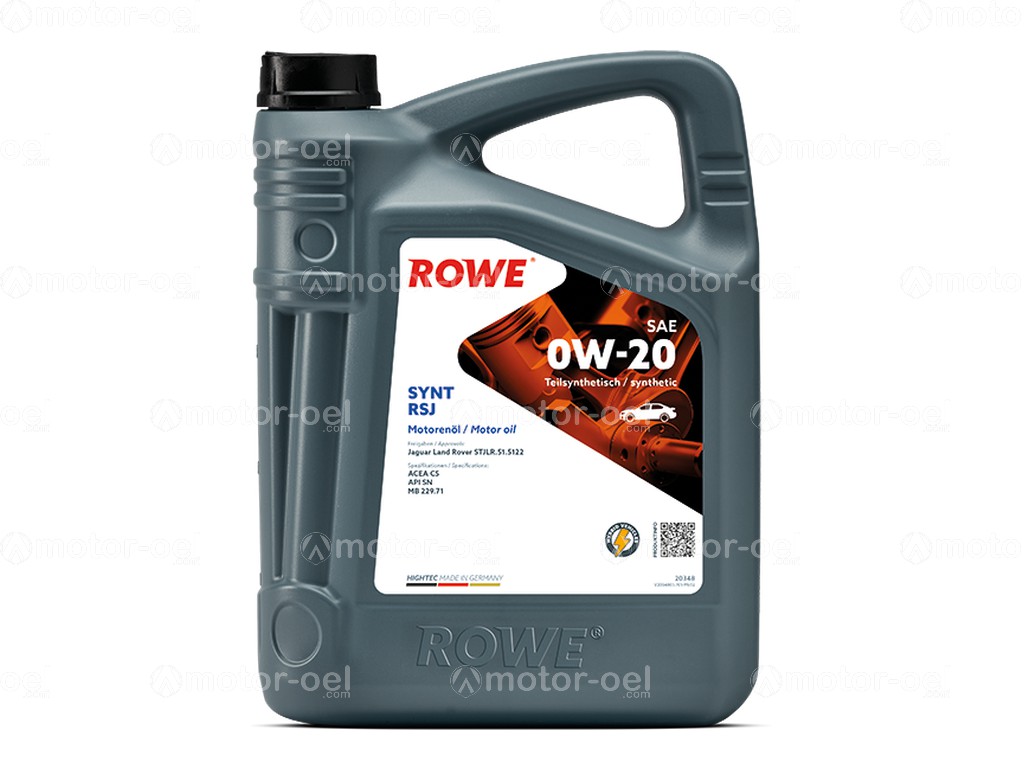 ROWE HIGHTEC SYNT RSJ SAE 0W-20, 5 Liter, 20348