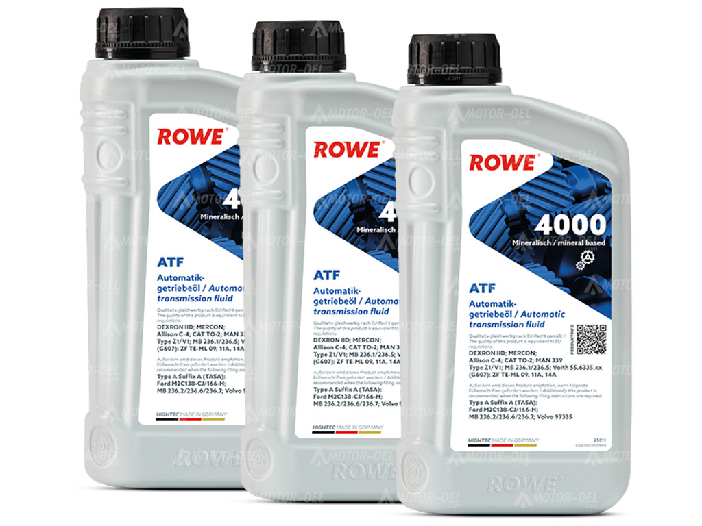 ROWE HIGHTEC ATF 4000, 3 Liter (3x1L), 25011 ROWE HIGHTEC ATF 4000, 3 Liter (3x1L), 25011