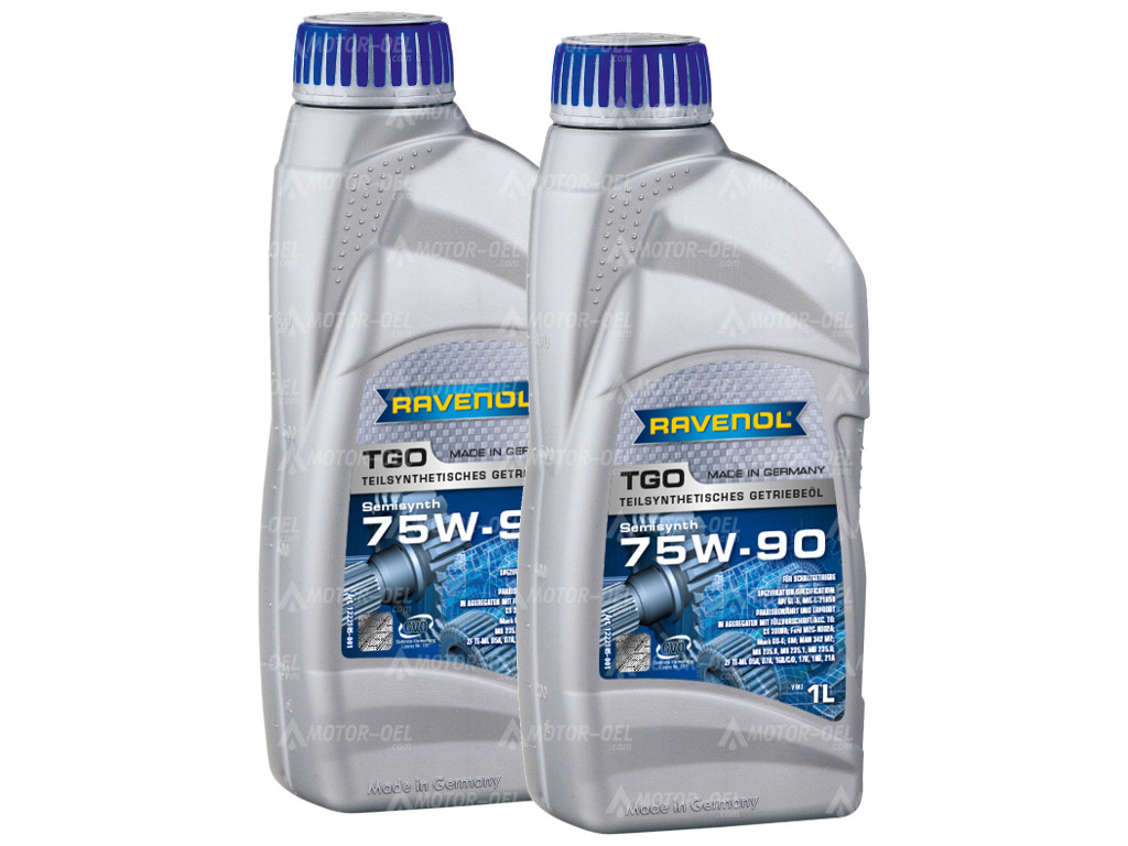 RAVENOL Getriebeoel TGO SAE 75W-90 API GL 5, 2 (2x1) Ltr.
